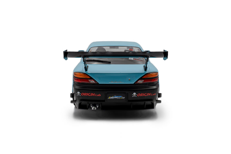 Laad de afbeelding in de Gallery-viewer, NISSAN SILVIA (S15) SPEC-R AERO SOLIDO WORKS BLAUW 1999 SOLIDO 1:18
