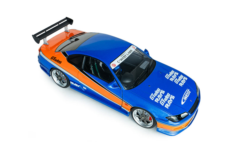Chargez l'image dans la visionneuse de la galerie, NISSAN SILVIA (S15) SPEC-S TOKYO DRIFT MONA LISA 2006 SOLIDO 1:18
