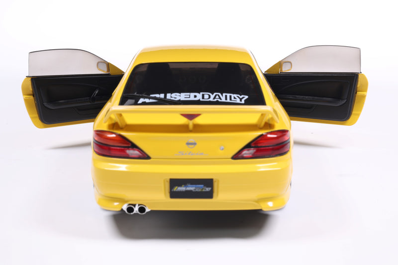 Load image into Gallery viewer, Nissan SILVIA S15 SPEC-R AERO LIGHTNING YELLOW 1999 SOLIDO 1:18
