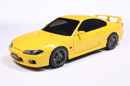 Nissan SILVIA S15 SPEC-R AERO LIGHTNING YELLOW 1999 SOLIDO 1:18