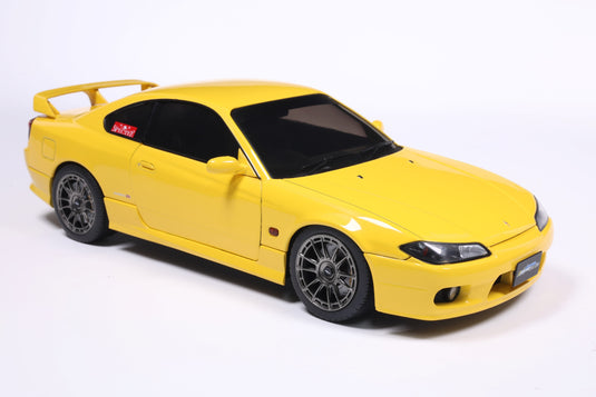 Nissan SILVIA S15 SPEC-R AERO LIGHTNING YELLOW 1999 SOLIDO 1:18
