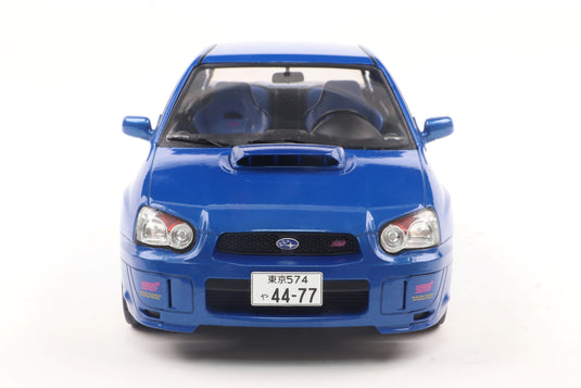 Subaru IMPREZA WRX STI SONIC BLAUW 2003 SOLIDO 1:18