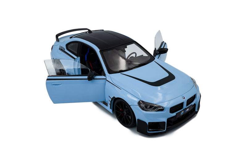Load image into Gallery viewer, Bmw M2 (G87) PERFORMANCE PARTS ZANDVOORT BLUE 2024 SOLIDO 1:18
