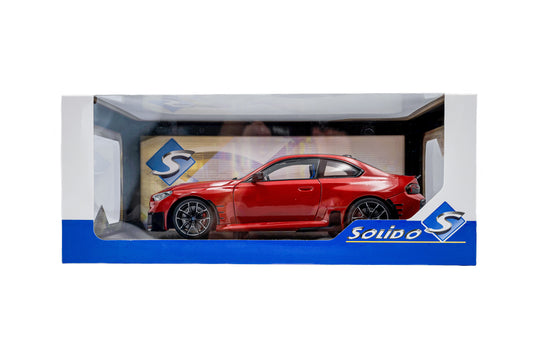 Bmw M2 (G87) PIÈCES DE PERFORMANCE TORONTO ROUGE MÉTALLIQUE 2024 SOLIDO 1:18