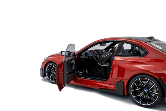 Bmw M2 (G87) PIÈCES DE PERFORMANCE TORONTO ROUGE MÉTALLIQUE 2024 SOLIDO 1:18