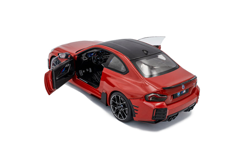 Chargez l'image dans la visionneuse de la galerie, Bmw M2 (G87) PIÈCES DE PERFORMANCE TORONTO ROUGE MÉTALLIQUE 2024 SOLIDO 1:18
