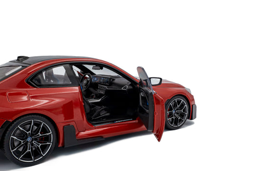 Bmw M2 (G87) PIÈCES DE PERFORMANCE TORONTO ROUGE MÉTALLIQUE 2024 SOLIDO 1:18