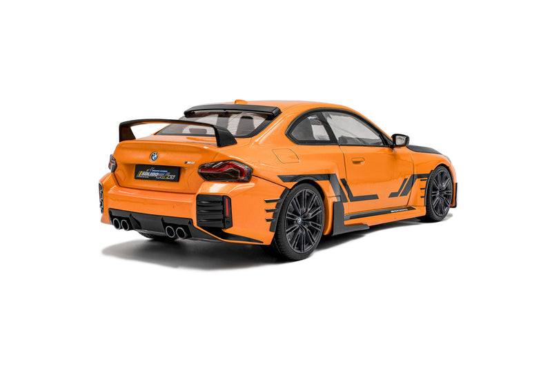 Laad de afbeelding in de Gallery-viewer, BMW M2 PERFORMANCE PARTS SOLIDO WORKS ORANJE 2024 SOLIDO 1:18
