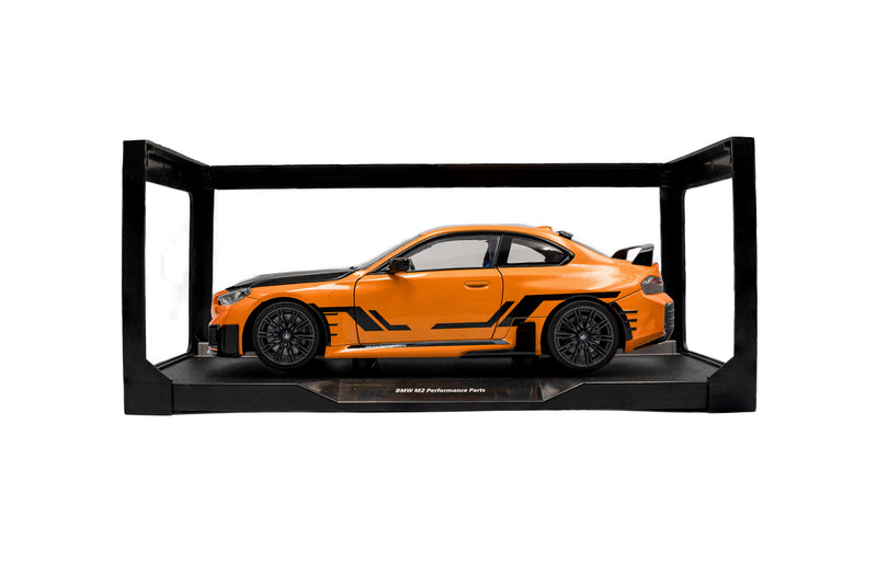 Laad de afbeelding in de Gallery-viewer, BMW M2 PERFORMANCE PARTS SOLIDO WORKS ORANJE 2024 SOLIDO 1:18
