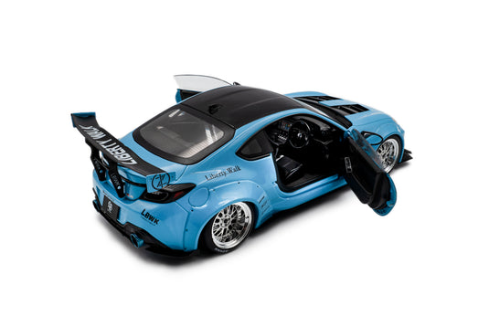 Toyota GR86 LBWK BODY KIT BABY BLUE 2024 SOLIDO 1:18