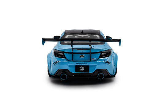 Toyota GR86 LBWK BODY KIT BABY BLUE 2024 SOLIDO 1:18
