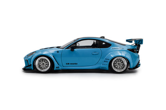 Toyota GR86 LBWK BODY KIT BABY BLUE 2024 SOLIDO 1:18