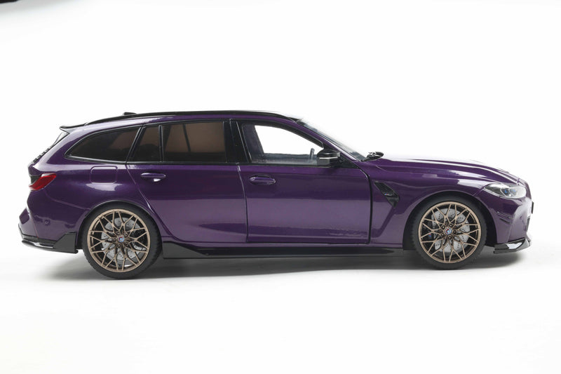 Load image into Gallery viewer, Bmw M3 (G81) TOURING WITH PERFORMANCE PARTS TWILIGHT PURPLE PEARL METALLIC 2024 SOLIDO 1:18
