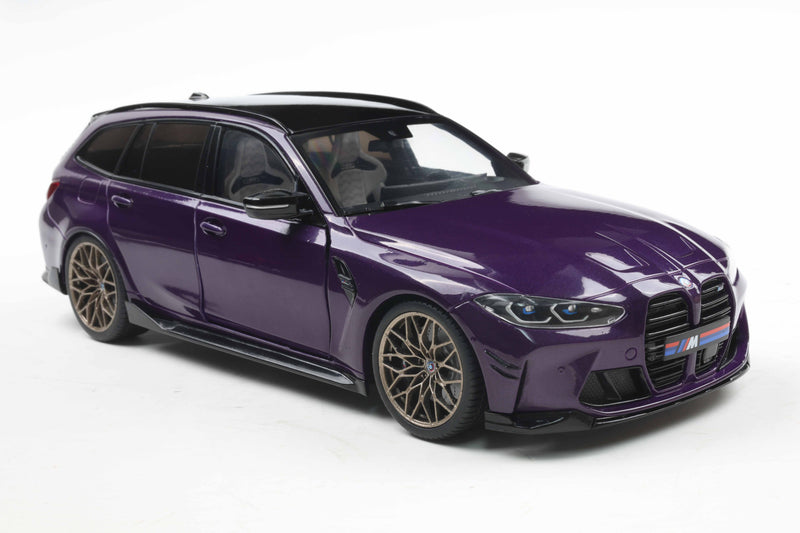Load image into Gallery viewer, Bmw M3 (G81) TOURING WITH PERFORMANCE PARTS TWILIGHT PURPLE PEARL METALLIC 2024 SOLIDO 1:18
