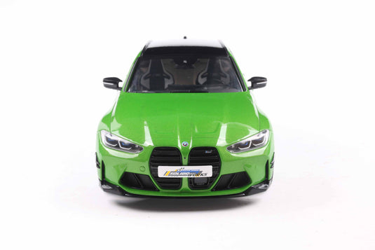Bmw M3 TOURING AVEC PIÈCES DE PERFORMANCE VERT MÉTALLISÉ 2024 SOLIDO 1:18