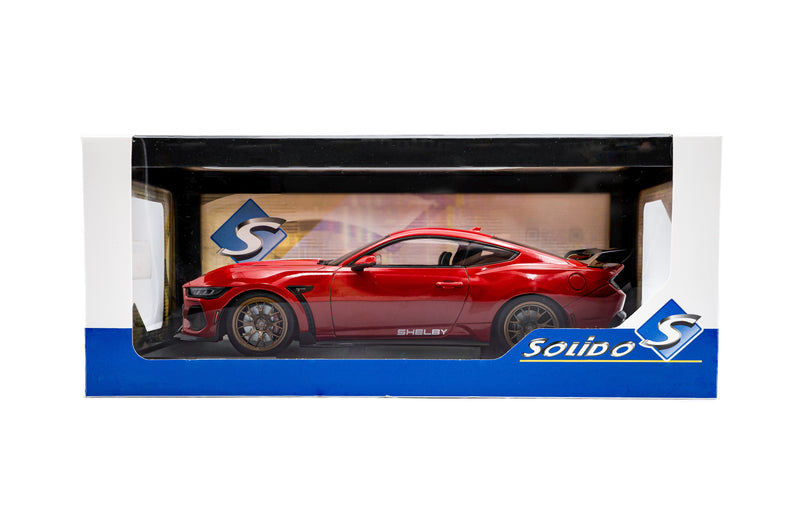 Load image into Gallery viewer, Ford SHELBY MUSTANG SUPER SNAKE RACE RED 2025 SOLIDO 1:18
