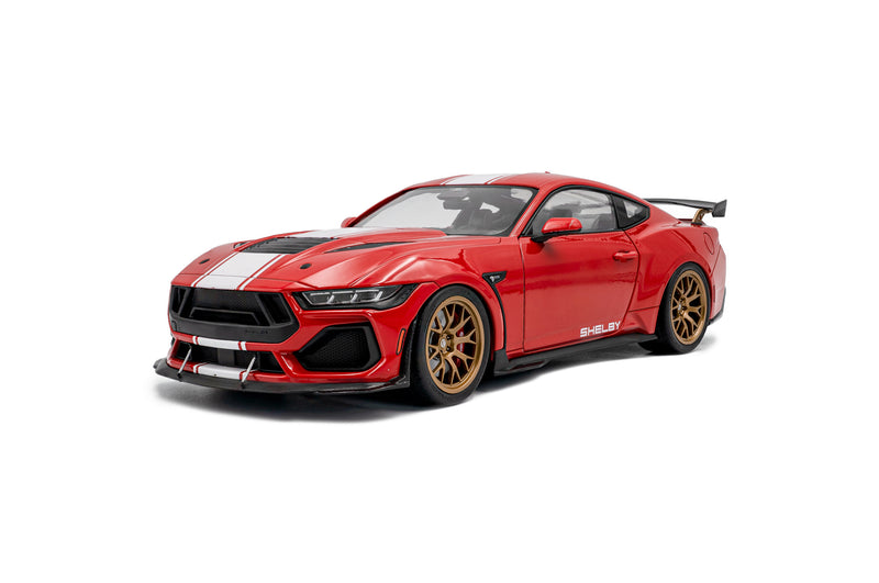 Load image into Gallery viewer, Ford SHELBY MUSTANG SUPER SNAKE RACE RED 2025 SOLIDO 1:18
