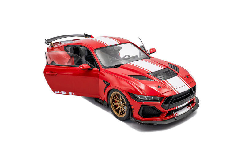 Load image into Gallery viewer, Ford SHELBY MUSTANG SUPER SNAKE RACE RED 2025 SOLIDO 1:18

