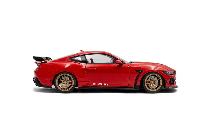Load image into Gallery viewer, Ford SHELBY MUSTANG SUPER SNAKE RACE RED 2025 SOLIDO 1:18
