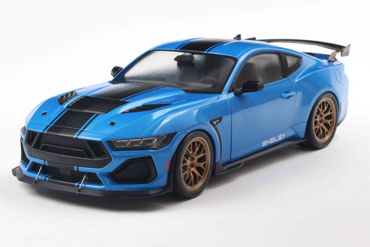 Ford SHELBY MUSTANG SUPER SNAKE GRABBER BLUE METALLIC 2025 SOLIDO 1:18