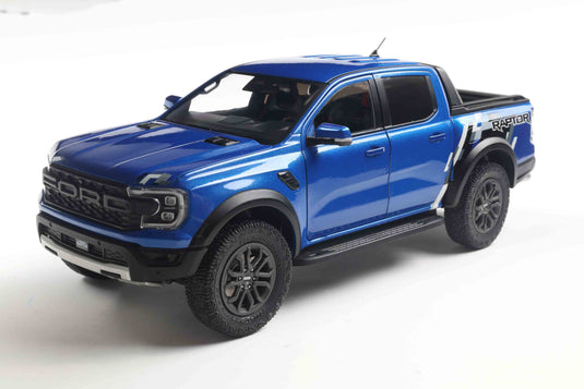 Ford RANGER RAPTOR BLUE LIGHTNING 2024 SOLIDO 1:18