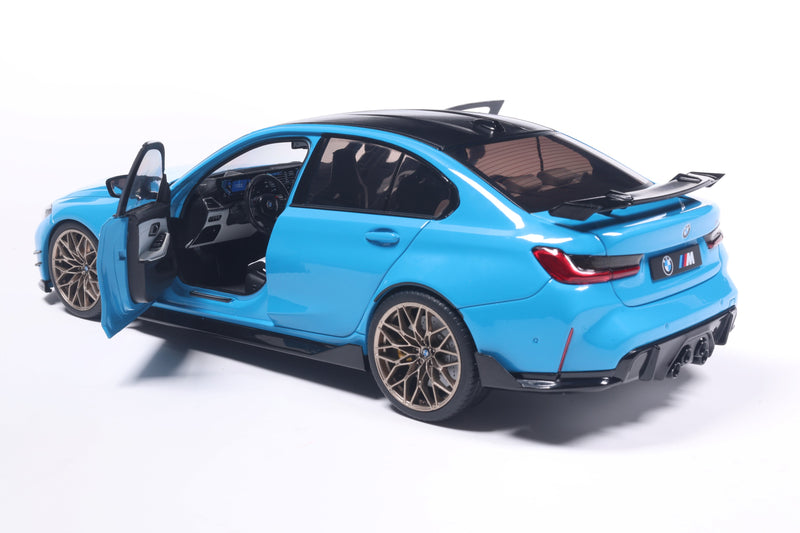 Load image into Gallery viewer, Bmw M3 PERFORMANCE PARTS DAYTONA BEACH BLUE 2024 SOLIDO 1:18

