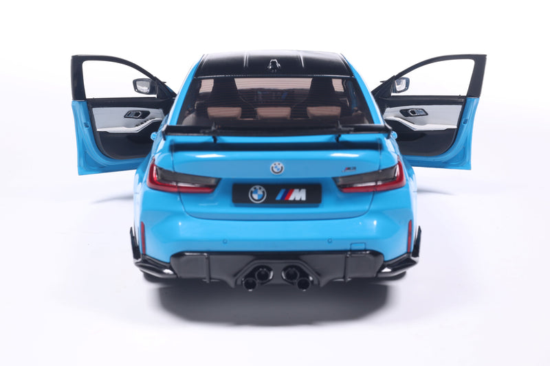 Load image into Gallery viewer, Bmw M3 PERFORMANCE PARTS DAYTONA BEACH BLUE 2024 SOLIDO 1:18
