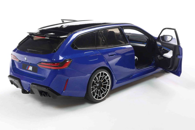 Chargez l&#39;image dans la visionneuse de la galerie, Bmw M5 TOURING BLEU MARINA BAY MÉTALLISÉ 2024 SOLIDO 1:18
