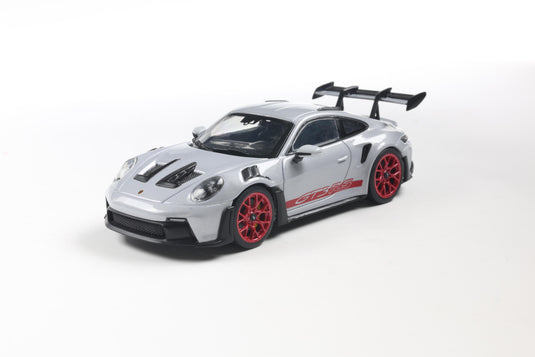 Porsche 911 (992) GT3 RS ICE GREY METALLIC W/PYRO RED 2023 SOLIDO 1:43