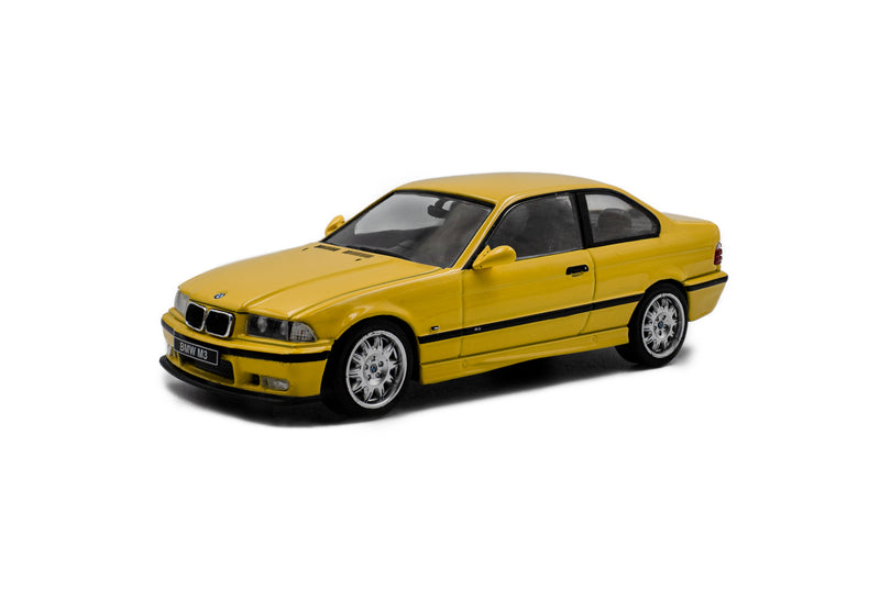 Laad de afbeelding in de Gallery-viewer, BMW M3 COUPÉ 1999 GEEL SOLIDO 1:43
