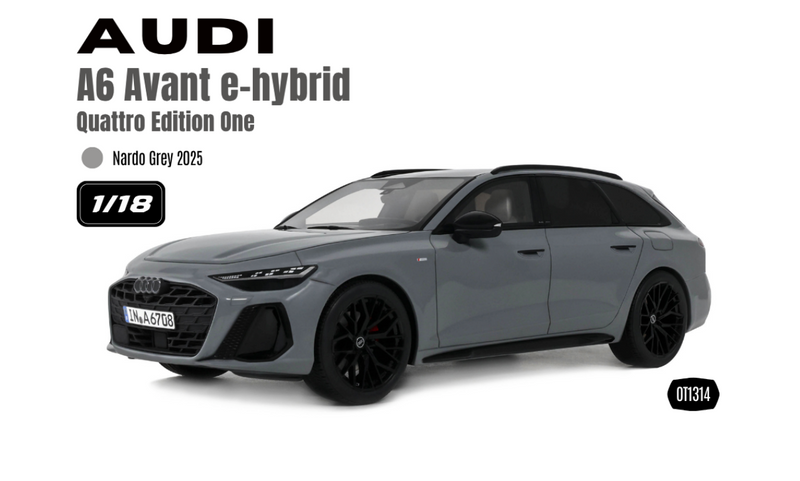 Load image into Gallery viewer, AUDI A6 AVANT E-HYBRID QUATTRO EDITION ONE NARDO GREY 2025 OTTOmobile 1:18
