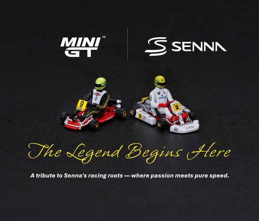 Kart FORMULE K #2 AYRTON SENNA DA SILVA MAÎTRES DE PARIS-BERCY 1993 (LHD) MINI GT 1:64
