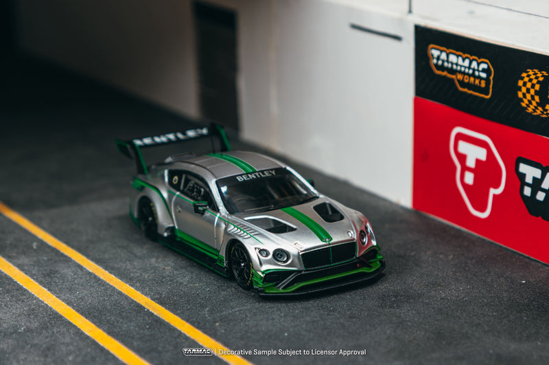 Laad de afbeelding in de Gallery-viewer, BENTLEY CONTINANTAL GT3 PRESENTATION 2018 TARMAC WORKS 1:64
