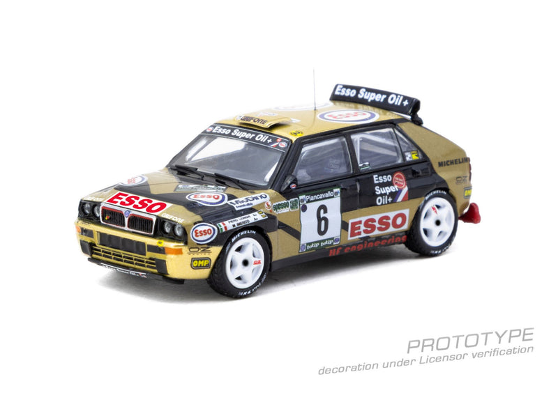 Load image into Gallery viewer, Lancia DELTA HF INTERGRALE #6 PIERO LONGHI ECR PIANCAVALLO RALLY WINNER 1993 TARMAC WORKS 1:64
