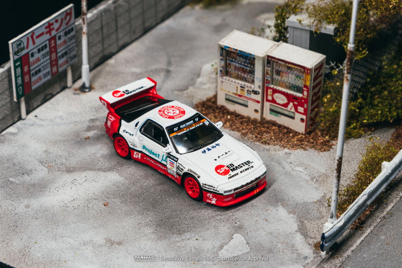 Chargez l'image dans la visionneuse de la galerie, MAZDA RX-7 (FC3S) PANDEM MASASHI WATANABE 2026 TARMAC WORKS 1:64
