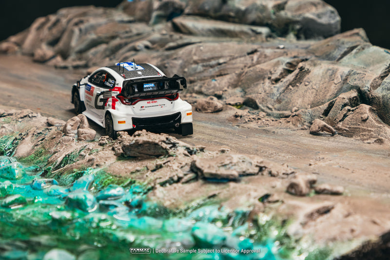 Load image into Gallery viewer, TOYOTA YARIS GR RALLY1 HYBRID #5 SAMI PAJARI RALLY FINLAND 2024 TARMAC WORKS 1:64
