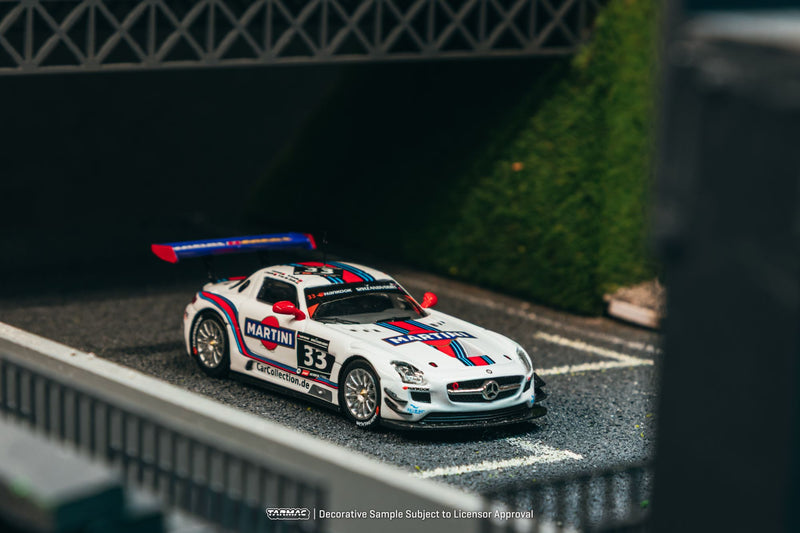 Load image into Gallery viewer, Mercedes-Benz SLS AMG GT3 #33 MIRKO SCHULTIS ZANDVOORT WINNER 2014 TARMAC WORKS 1:64
