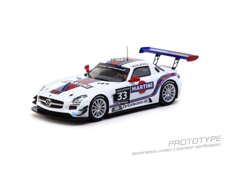 Load image into Gallery viewer, Mercedes-Benz SLS AMG GT3 #33 MIRKO SCHULTIS ZANDVOORT WINNER 2014 TARMAC WORKS 1:64
