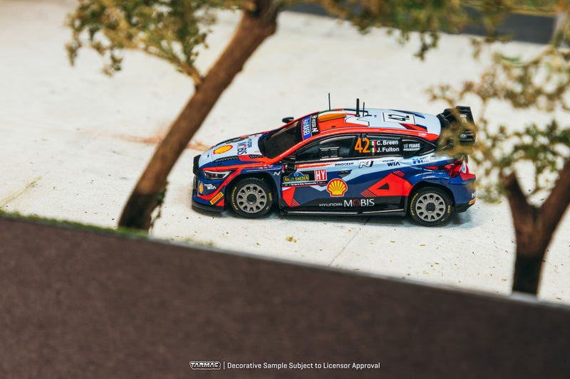 Load image into Gallery viewer, HYUNDAI I20N RALLY1 HYBRID #42 CRAIG BREEN RALLY SWEDEN 2023 TARMAC WORKS 1:64
