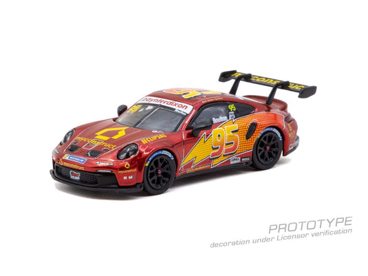 PORSCHE 991 (992) GT3 CUP BRETT BOULTON PORSCHE CARRERA CUP AUSTRALIA 2025 TARMAC WORKS 1:64