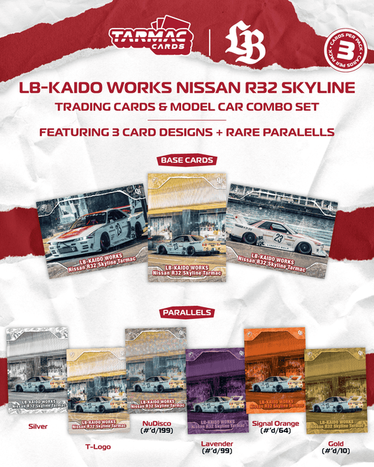 NISSAN SKYLINE (R32) LB - KAIDO WORKS TARMAC 2026 TARMAC WORKS 1:64