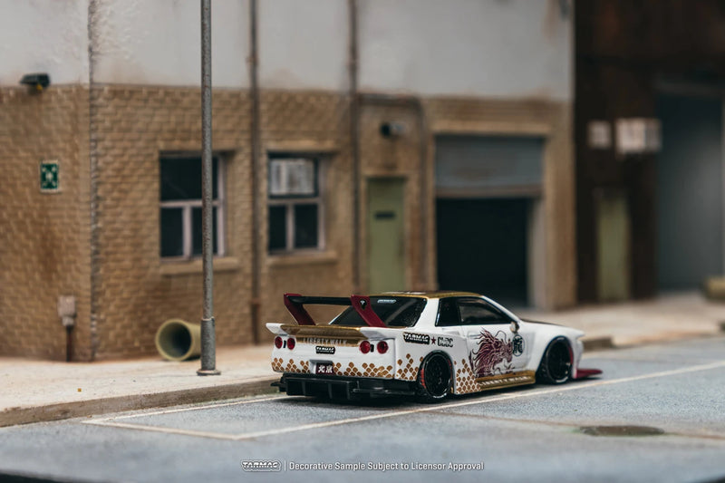 Laad de afbeelding in de Gallery-viewer, ‼️BEPERKTE EDITIE‼️ NISSAN R32 SKYLINE GT-R LB-KAIDO WORKS *BEIJING EDITIE* TARMAC WORKS 1:64
