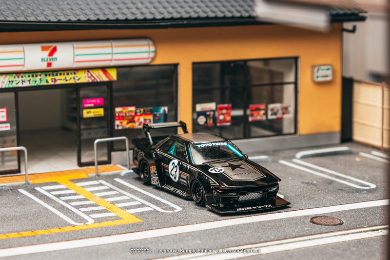Load image into Gallery viewer, NISSAN SKYLINE (R32) LB - KAIDO WORKS BLACK 2025 TARMAC WORKS 1:64
