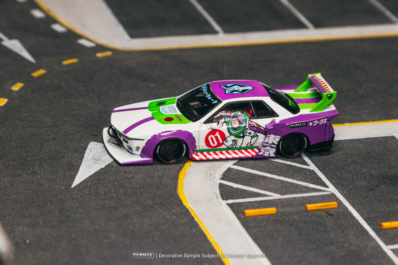 Chargez l'image dans la visionneuse de la galerie, ‼️ÉDITION LIMITÉE‼️ NISSAN R32 SKYLINE LB-KAIDO WORKS *ÉDITION BUZZ L'ÉCLAIR* TARMAC WORKS 1:64
