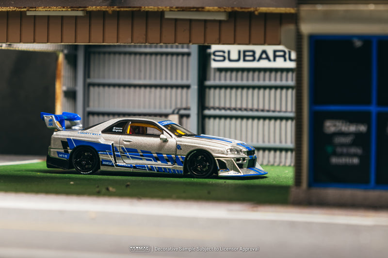 Load image into Gallery viewer, NISSAN SKYLINE GTR (ER34) LB SUPER SILHOUETTE MGMINI SEMA SHOW 2025 TARMAC WORKS 1:64
