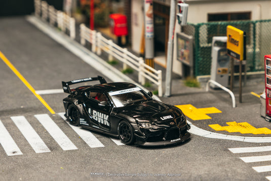 TOYOTA SUPRA (A90) LB -WORKS BLACK 2025 TARMAC WORKS 1:64