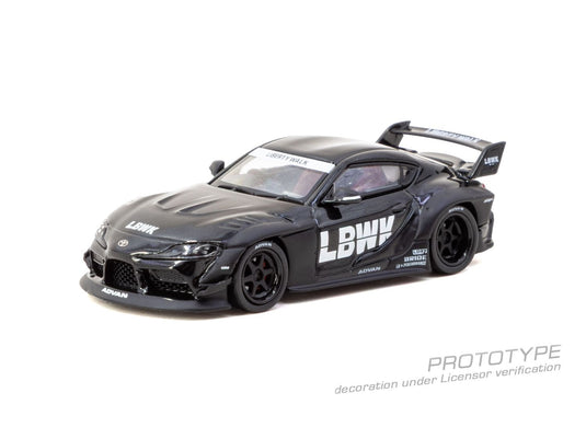 TOYOTA SUPRA (A90) LB -WORKS BLACK 2025 TARMAC WORKS 1:64