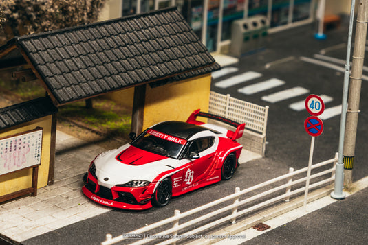 TOYOTA SUPRA (A90) LB -WORKS RED 2025 TARMAC WORKS 1:64