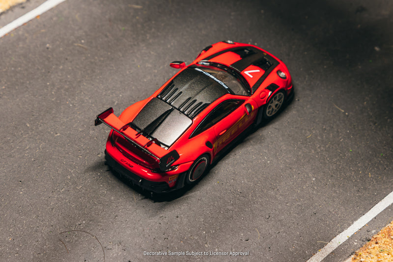 Load image into Gallery viewer, PORSCHE GT3RS (992.1) MANTHEY RACING RED 2025 TARMAC WORKS 1:64
