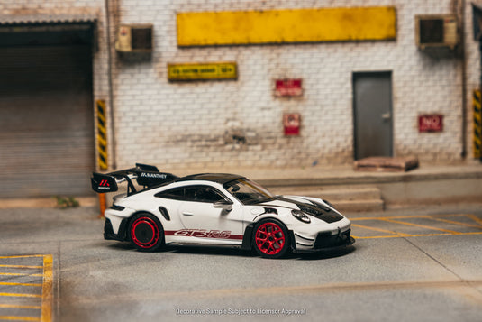 PORSCHE GT3RS 992-1 WHITE/RED 2026 TARMAC WORKS 1:64